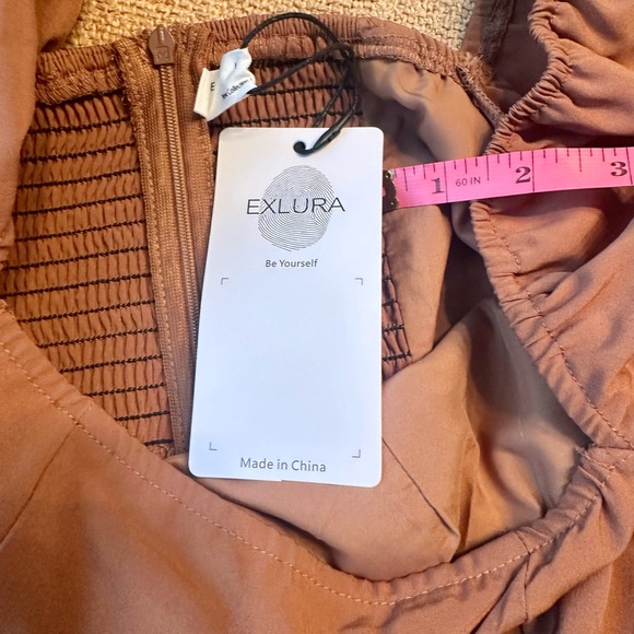 Exlura Square Neck Babydoll dress size Medium - Picture 6 of 10